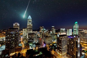 Charlotte_skyline_stars_meteor_shower