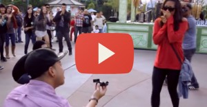 Flash-Mob Marriage Proposal in Downtown Disney