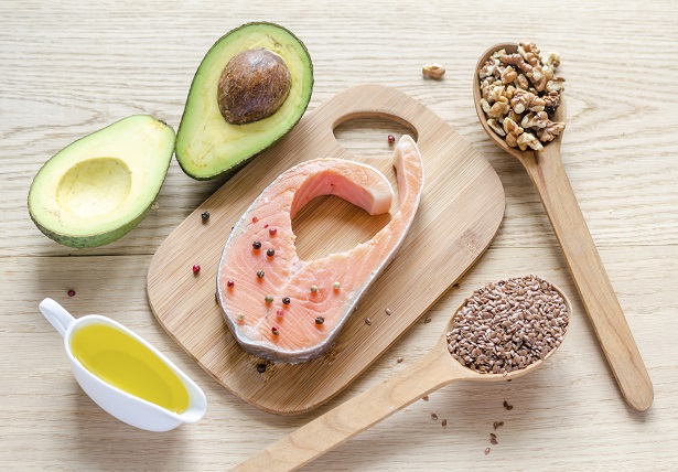 Food with unsaturated fats