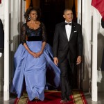 Michelle Obama Carolina Herrera Dress