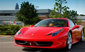 ferrari in uptown charlotte