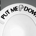 pull me down bathroom decal