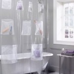 shower curtain with pockets