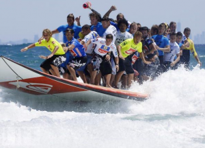 huntington beach record breaking surfing attempt