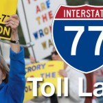 lake norman protesting i77 toll lanes