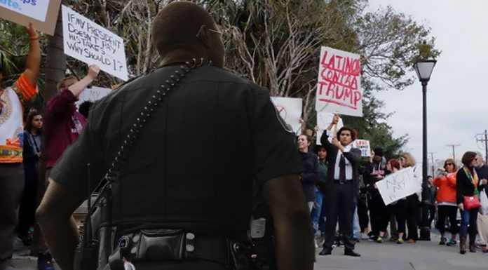Charleston Police Stop Anti-Trump Protest For Protesting Without A Permit and Excessive Noise