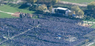 Today’s Cubs World Series Celebration Is Officially The Largest Gathering of People In US History cubs celebration largest in history