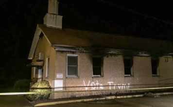 Black Church in Mississippi Burned And Vandalized By Trump Supporters