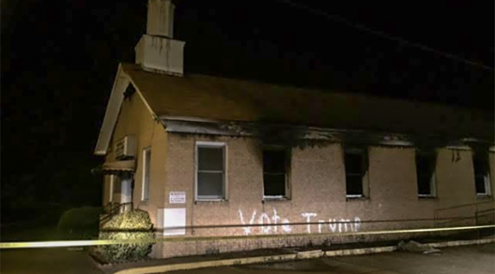 Black Church in Mississippi Burned And Vandalized By Trump Supporters