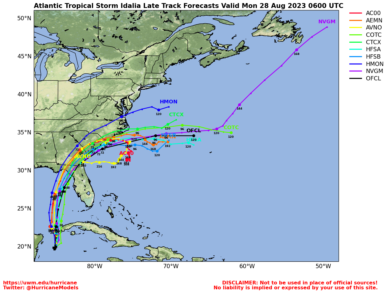 UPDATE Hurricane Idalia Now On A Direct Path To Charleston