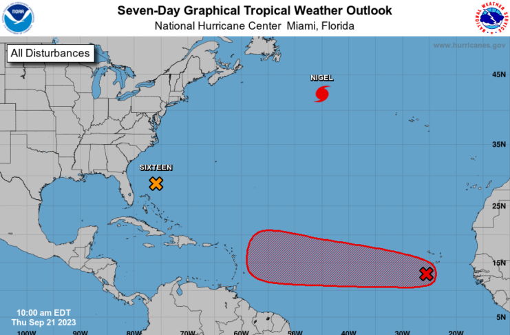 Storm Watch: Charleston Braces as Potential Ophelia Builds Strength Off The Florida Coast