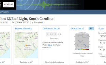 Another Aftershock Rattles Small Town West of Charleston – The 65th Elgin Earthquake In 2 Years