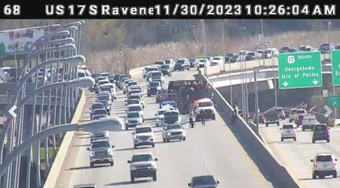 Traffic Alert: Collision Blocks Lanes on Arthur Ravenel Bridge