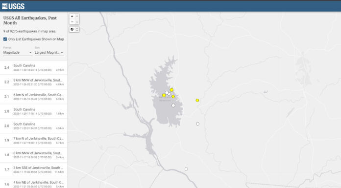 A Series of Increasingly Strong Earthquakes Are Now Rattling This Small South Carolina Town