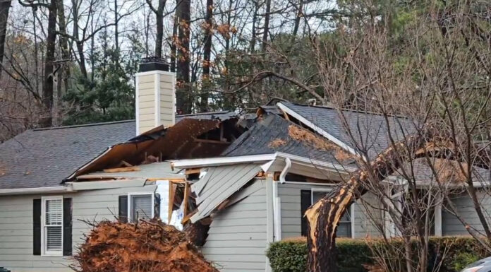 Tornado Touches Down Just South of Raleigh Ripping Apart Homes and Cars