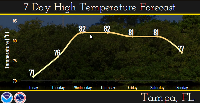 Tampa Bay, get ready to trade your winter coats for sunglasses