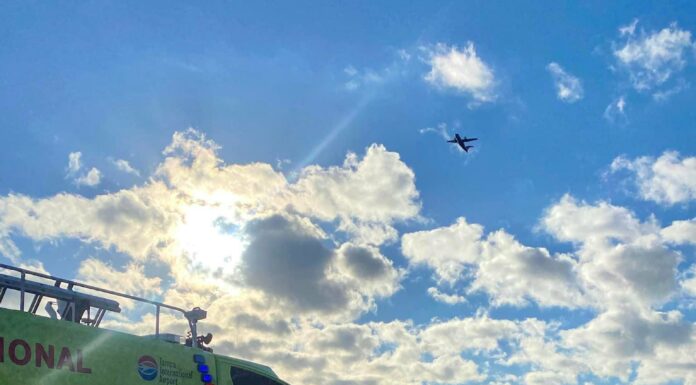 Flames Soar in Night Sky: Tampa International Airport Conducts Vital Live Fire Training