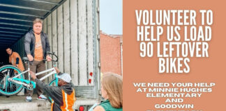 Mount Pleasant’s Going Places Seeks Volunteers for Massive Bike Giveaway