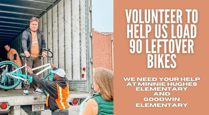 Mount Pleasant’s Going Places Seeks Volunteers for Massive Bike Giveaway
