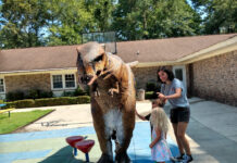 Community Rallies to Rescue Stolen Dinosaur from Goose Creek Business