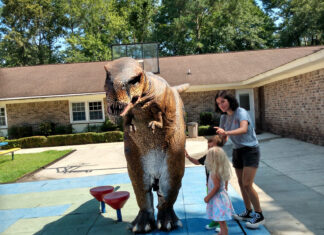 Community Rallies to Rescue Stolen Dinosaur from Goose Creek Business