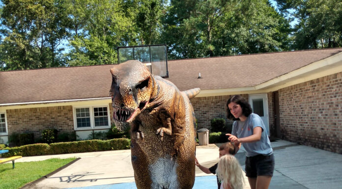 Community Rallies to Rescue Stolen Dinosaur from Goose Creek Business