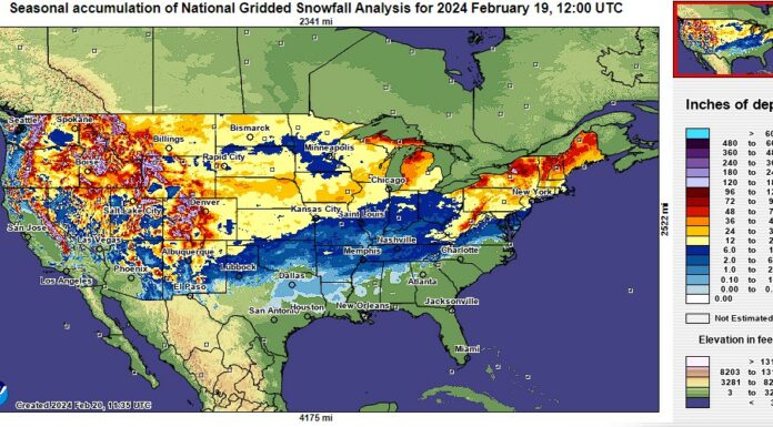 A Winter Anomaly: South Carolina Now The Only State in America Without Snowfall in 2024