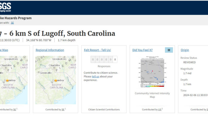 Another Earthquake Rattles Small Town North of Charleston – Elgin’s 91st Aftershock