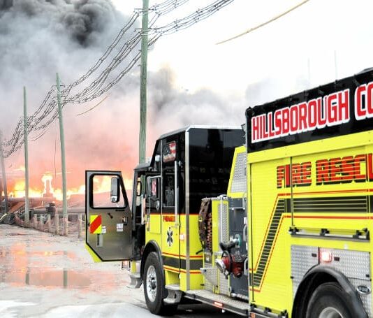 Inferno at Mosaic – Tampa Bay’s Largest Fertilizer Plant Engulfed in Flames