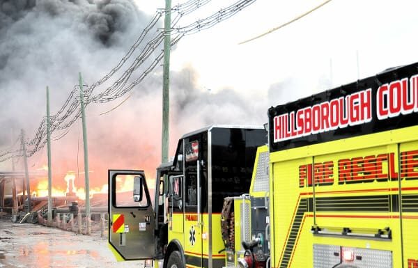 Inferno at Mosaic – Tampa Bay’s Largest Fertilizer Plant Engulfed in Flames
