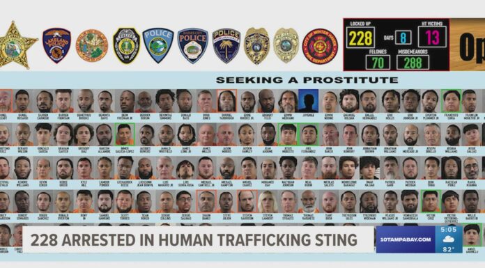 Massive Human Trafficking Bust: 228 Arrested, Including Teachers and Coaches in Polk County