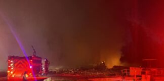 Several Charleston Area Fire Departments Fighting Massive Blaze at Dorchester Co Landfill