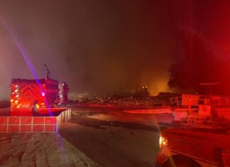 Several Charleston Area Fire Departments Fighting Massive Blaze at Dorchester Co Landfill