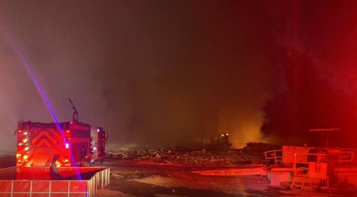 Several Charleston Area Fire Departments Fighting Massive Blaze at Dorchester Co Landfill