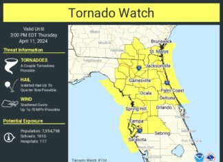 Alert: Severe Weather Warning Until 3 p.m.