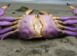 Mysterious 10-Foot Crab Washes Ashore Onto Folly Beach