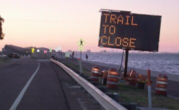 Courtney Campbell Causeway Trail Temporarily Closed