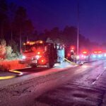 Firefighters Contain Brush Fire Near Morris Bridge Road in Tampa