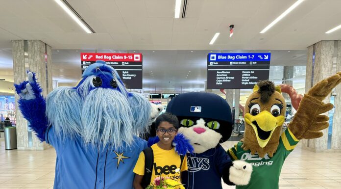 Tampa’s Spelling Bee Champ Met with Hero’s Welcome at TPA