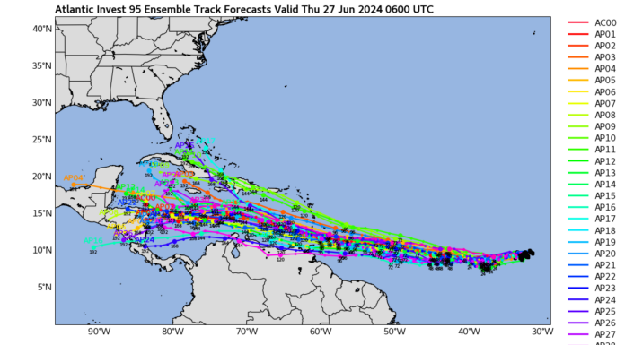 95L To Become Tropical Storm Beryl Before Hitting Caribbean Islands This Weekend