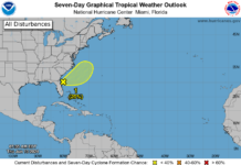 Massive Low Pressure System Developing Off The Atlantic Coast