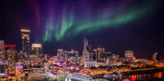 NOAA Issues G4 (Severe) Geomagnetic Storm Warning – Northern Lights Visible Tonight in Nashville