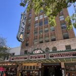 Tampa Theatre Turns 100 This Week After a $24.5 Million Restoration Tampa Theatre’s Franklin Street facade and marquee in an April 2024 file photograph, before the 2026 auditorium restoration.
