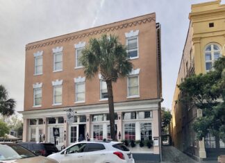 Charleston Is Phasing Out Peninsula Parking Meters-Here’s How You’ll Pay Without an App Cars along East Bay Street in Charleston's French Quarter in October 2019; location file photo, not the new ParkMobile installation.