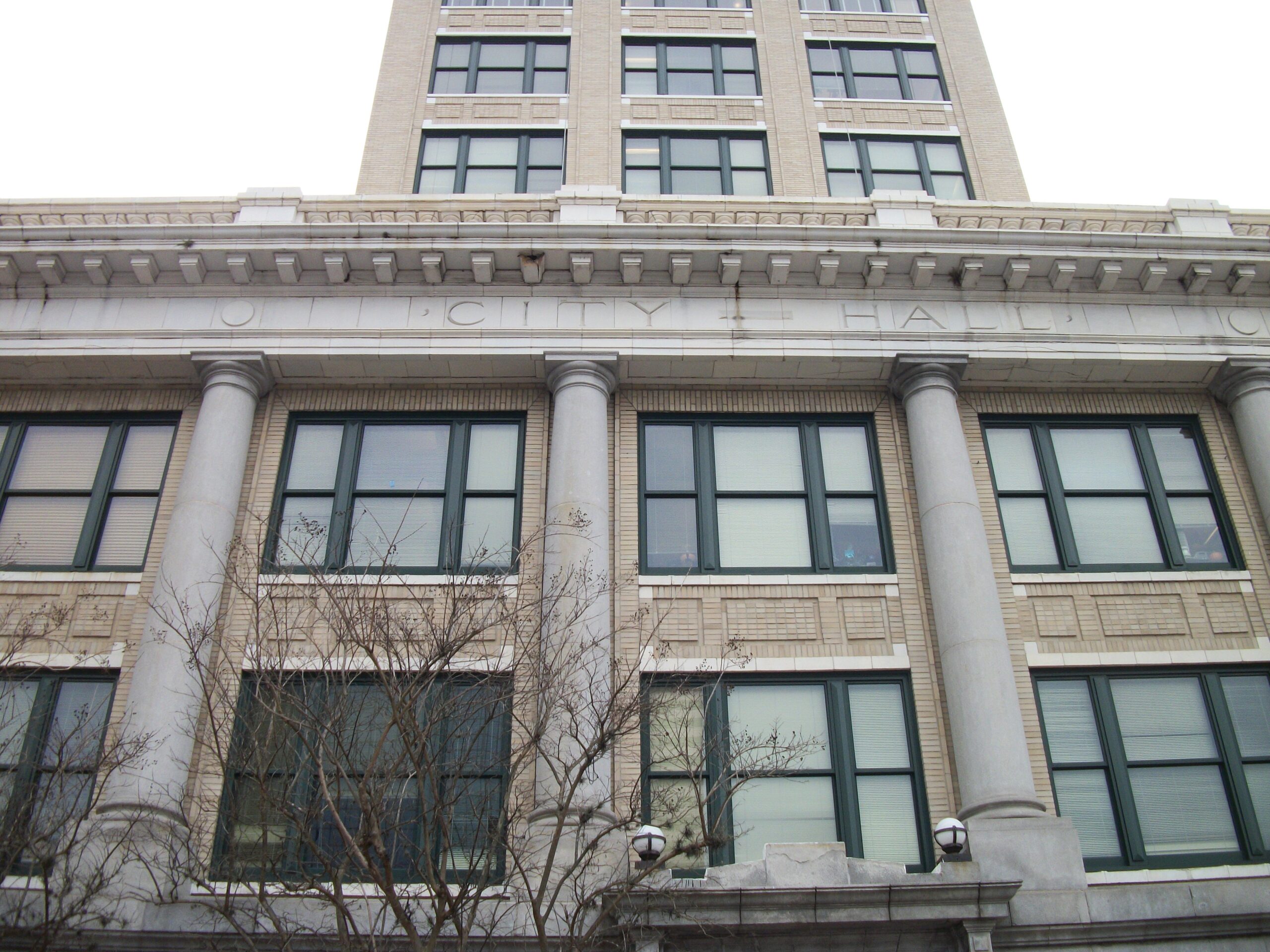 Old Tampa City Hall facade photographed from Florida Avenue in February 2014; file photo, not the October 2026 council meeting.